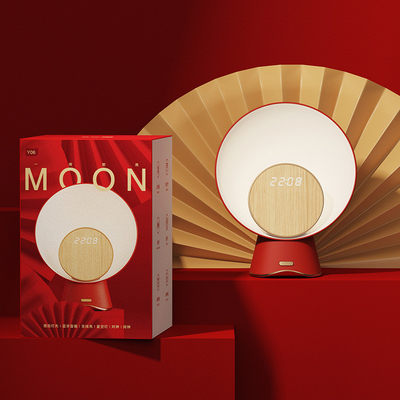 Hotel e resort cinese rosso senza fili 15W Bluetooth altoparlante con luce dell'atmosfera
