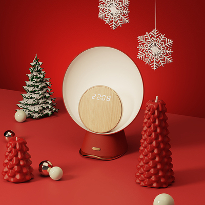 Hotel e resort cinese rosso senza fili 15W Bluetooth altoparlante con luce dell'atmosfera