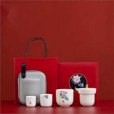 Esclusivo set di tè portatile per il giorno del padre con un design culturale e creativo unico