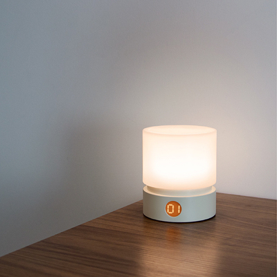 Lampada da tavolo a LED senza passo HBK luce cilindrica USB luce notturna per occasione dell'anno