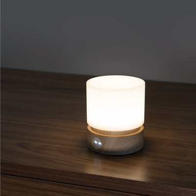 Lampada da tavolo a LED senza passo HBK luce cilindrica USB luce notturna per occasione dell'anno