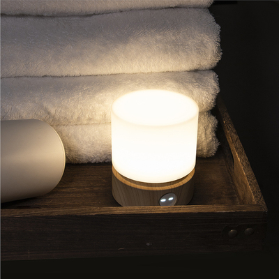 Lampada da tavolo a LED senza passo HBK luce cilindrica USB luce notturna per occasione dell'anno
