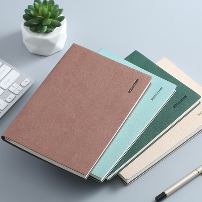 Notebook semplice a colori solidi per agenzie di viaggio