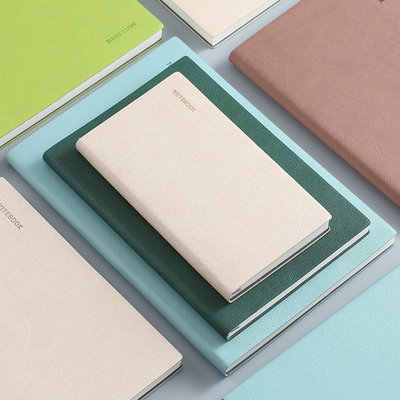 Notebook semplice a colori solidi per agenzie di viaggio