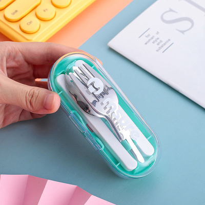 Stampa a colori Set di posate in acciaio inossidabile staccabile e portatile per imprese