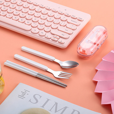 Stampa a colori Set di posate in acciaio inossidabile staccabile e portatile per imprese
