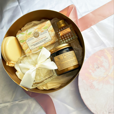 Materiale ecologico Set regalo rosa personalizzato per regali di banchetto e regali di matrimonio