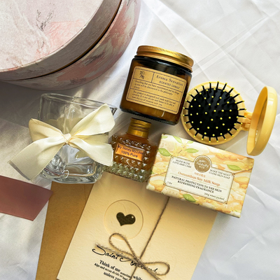 Materiale ecologico Set regalo rosa personalizzato per regali di banchetto e regali di matrimonio