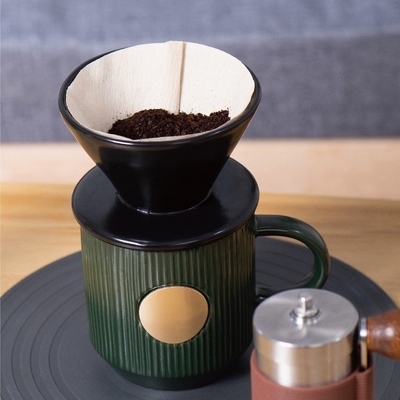 Scatola portatile per regali d'affari con filtro ceramico e tazza da caffè in ceramica