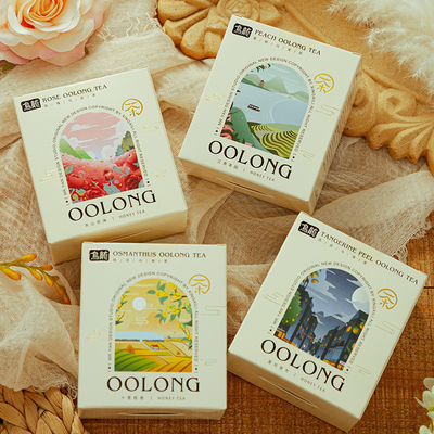 Scatola confezionata di tè Oolong 3g * 3 imballaggi indipendenti per il giorno del folle di aprile regalo a mano incluso