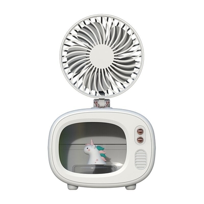 Regalo estivo per l'agricoltura Umidificatore per televisore a ventilatore piccolo Multifunzionale e design carino