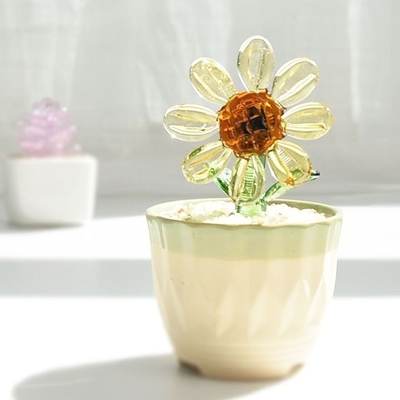 Promozione Decora regali Ornamenti di vetro per cactus succulenti e piante in vaso