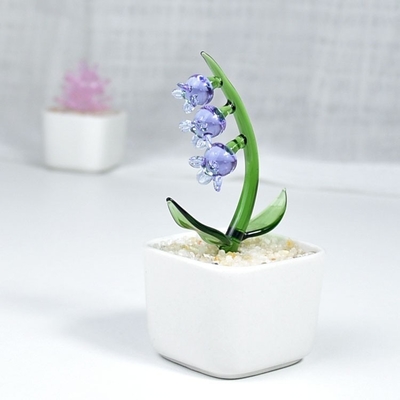 Promozione Decora regali Ornamenti di vetro per cactus succulenti e piante in vaso