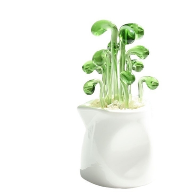 Promozione Decora regali Ornamenti di vetro per cactus succulenti e piante in vaso