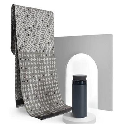 Double layer Long Scarf Star River STAR Isolation Cup Set per il compagno di lavoro