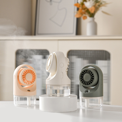Mini Ventilatore USB a raffreddamento idrico per desktop Turbina pieghevole Umidificazione dell'aria fredda con spray