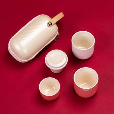 Creative Capsule Quick Cup Travel Kung Fu Tea Set per grafica 1 colore Stampa a colori