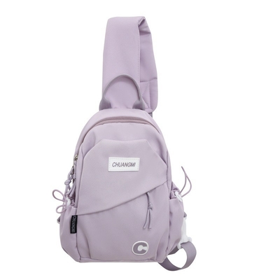 2 Stampa a colori Borsa da petto di moda sportiva leggera Borsa da spalla per regalo ai dipendenti