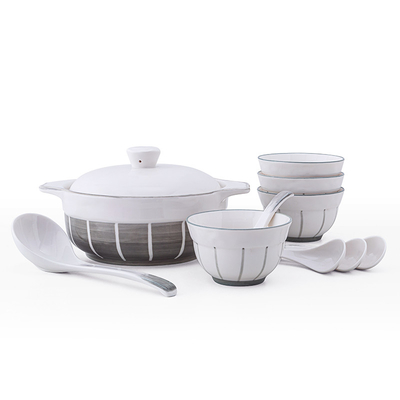 PHMI Perfetto 4,5 pollici Sopa in ceramica Bowl Set 1 stampa a colori per grafica regalo annuale
