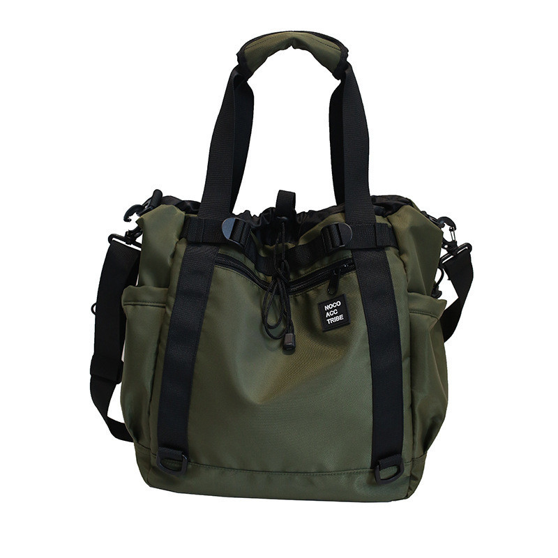 Borsa da viaggio a spalla stampata a vetro di seta per il design alla moda e l'anniversario del dipendente