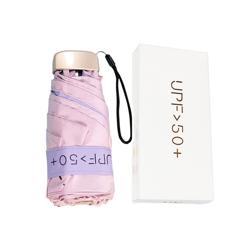 Colore del logo del cliente Colla ultra leggera portatile ombrello da tasca 50% sconto