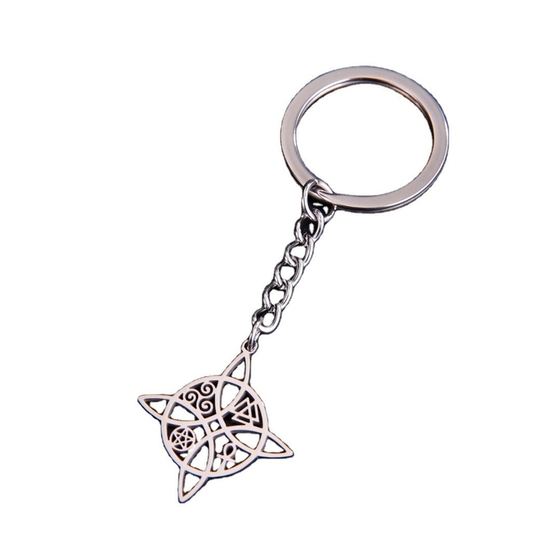 Set regalo chiaviera in acciaio inossidabile per la festa della mamma 2024 Stregone/Nodo Acrilico 2cm*15cm