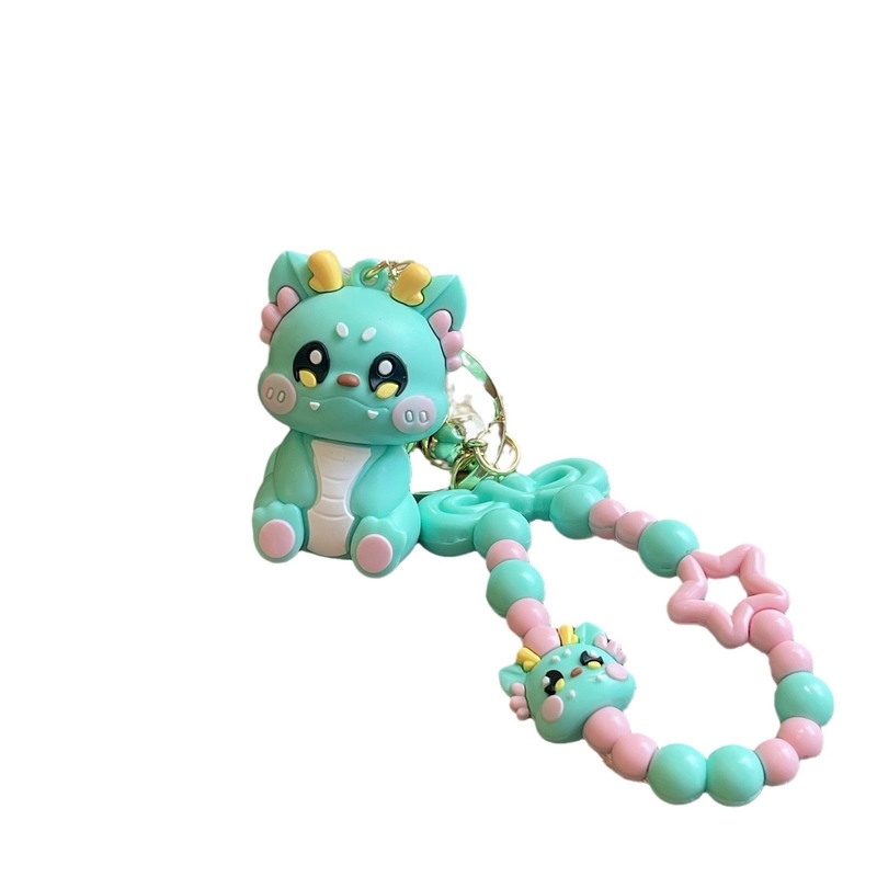 3.5cm*5cm PVC Dragon Keychain Carino piccolo regalo per zaino