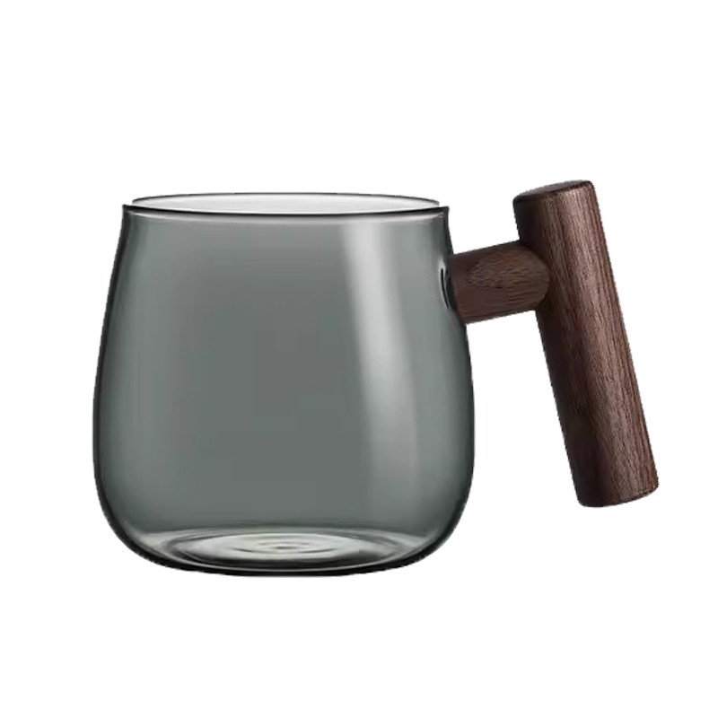 Tecniche di stampa UV Tazza da caffè americana di vetro Tazza da acqua da ufficio minimalista per regali