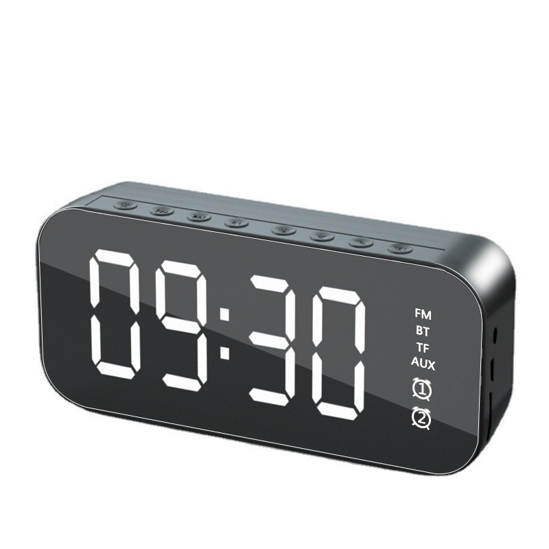1 Stampa a colori Bluetooth Spettatore Alarm Clock con trasmissione radio e inserimento di schede