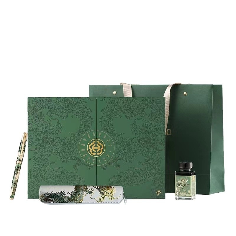 Hero 100 Pen 14K Gold Pen l'anno della collezione commemorativa Loong Custom Logo