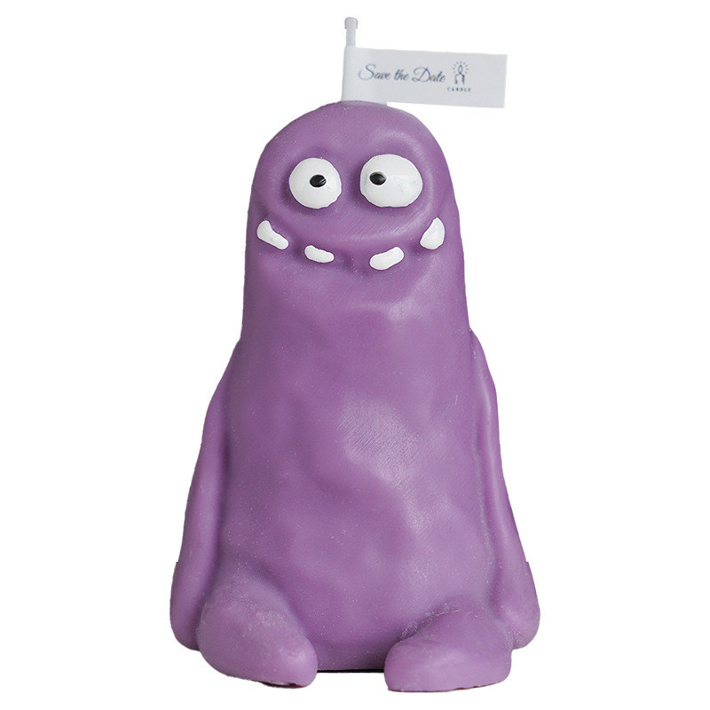 Hotel and Resort Target End User Clay Man Monster Candle per Funny Year Fragrances Gift