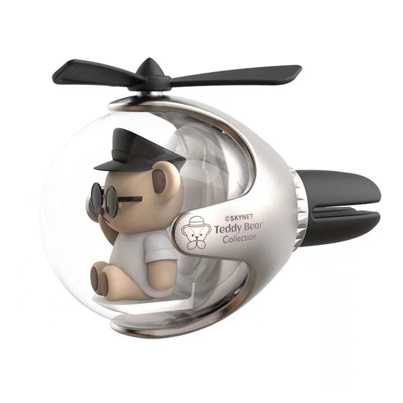 Prodotti per ufficio Teddy Ball Flying Car profumato con tecniche di stampa UV