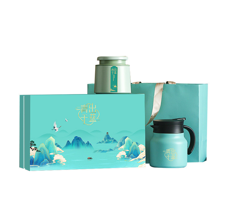 - Set di tè in stile chic, scatola regalo, set di 304 teiere stufate, Zhengshan, piccolo tè nero per regali.