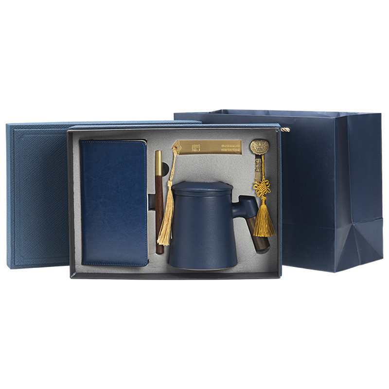 Consigli per la riunione annuale aziendale Custom Brass Bookmark Gift Box Set per quaderni finali
