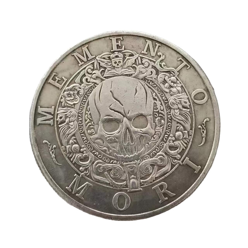 1897 Testa Moneta Placcata Morgan Moneta Commemorativa Moneta Metalli Artigianato Tema d'amore