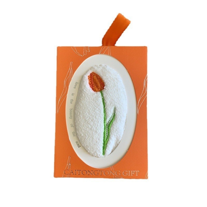 Ins Style Tulip Towel Unico Souvenir per la Giornata della Donna per gli amanti dell'agricoltura
