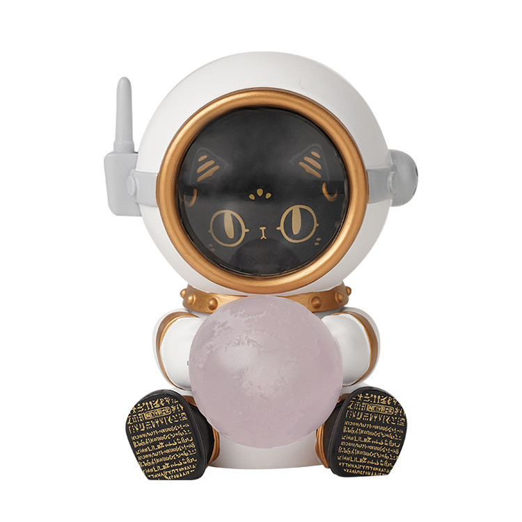 Graduation Cat Astronaut Decorazione per lo Spazio Miau Atmosfera Festa della Luce Regalo