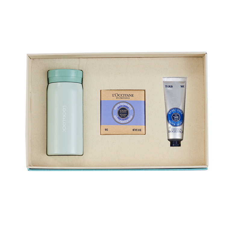 C Lock Thermos Mug L'Occitane Sapone Cream Set Ideale per gli ospiti di hotel e resort