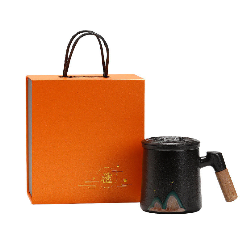 Creative Qianli Jiangshan Office Cup Set Perfetto regalo per hotel e resort