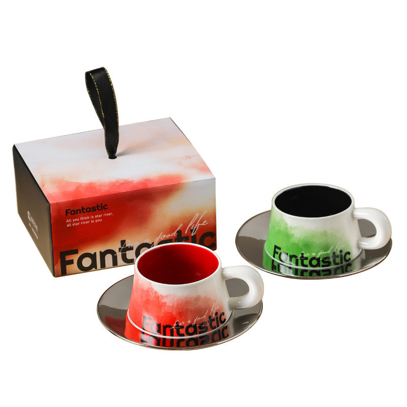 Capacità Tazza d'acqua Tazza Latte Art grande in serie Fantesi per regali aziendali personalizzati
