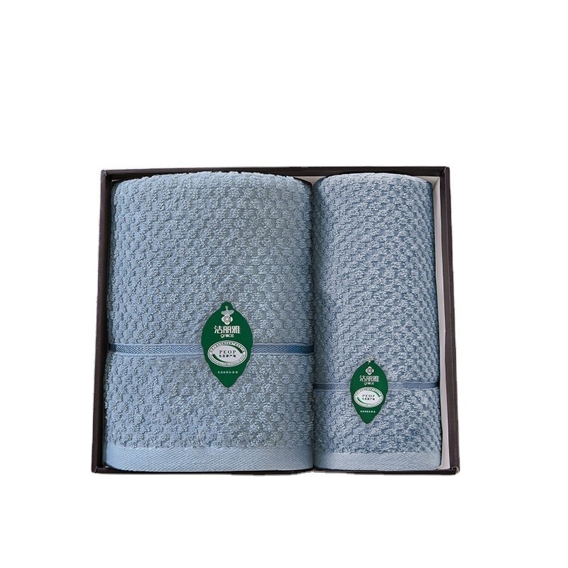 Set di asciugamani della serie Xuyu regalo perfetto per gli utenti finali dell'agricoltura 1 asciugamano da bagno 1 asciugamano per viso