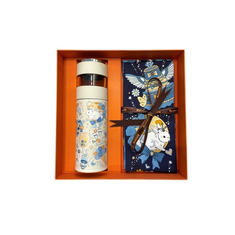 Scatola regalo per il giorno dei pazzi Set di tazze termo per l'agenzia di viaggio