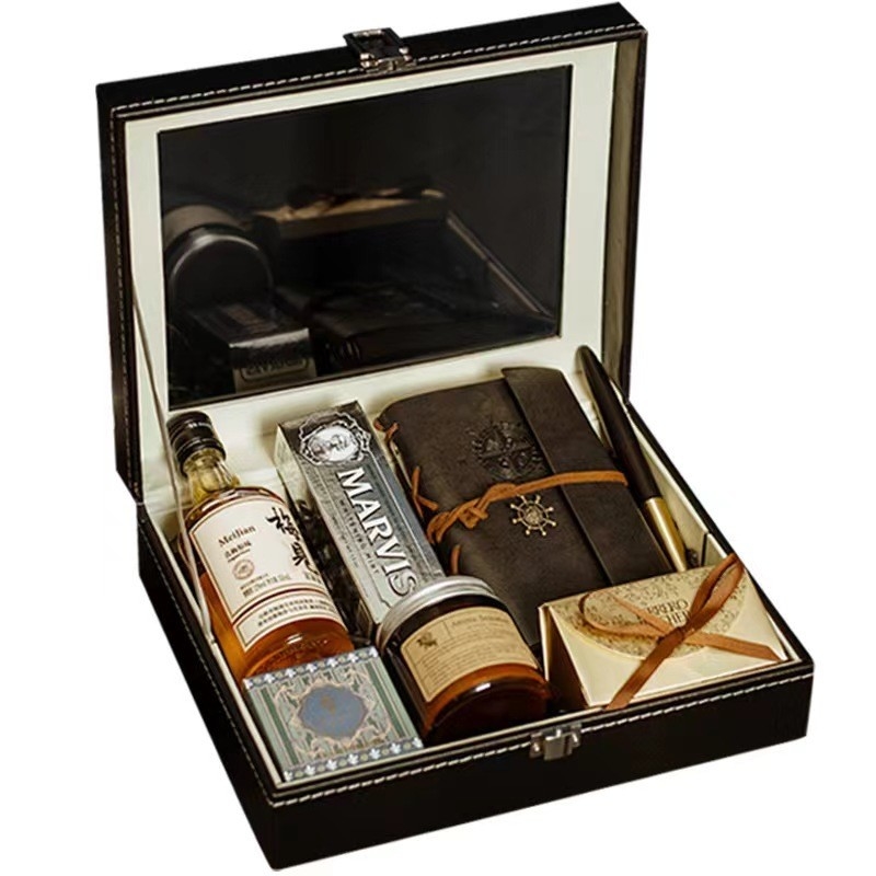 High End Practical Wedding Bridesmaid Bridesman's Return Gift Box Set per regali di novità