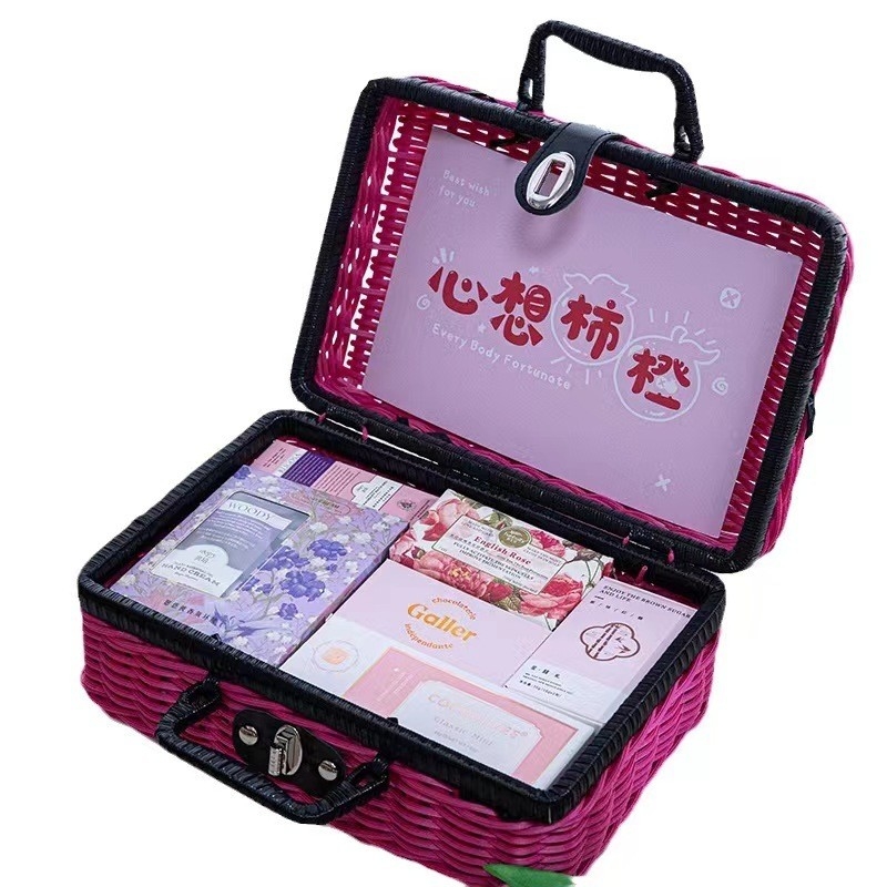 1 Color Graphics Stampa e Prodotti per ufficio Meihei Spliced Vine Basket Gift Package