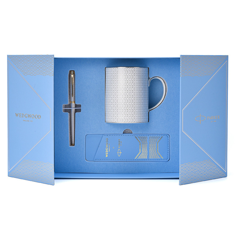 IM Twilight City Pearl Pen Wedgwood Platinum Geometry Mug Joint Set per gli eventi regalo