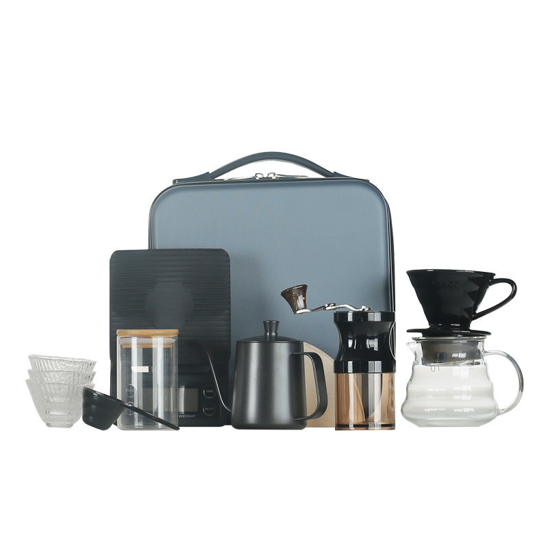 Presentazione Set regalo Stile Viaggio Set da caffè Portatile Outdoor Coffee Equipment Business Gift