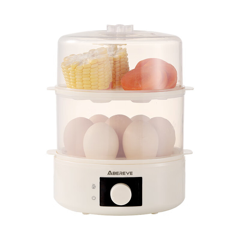 Hotel and Resort Double layer Egg Cooker Small Power Steamer per dormitori domestici