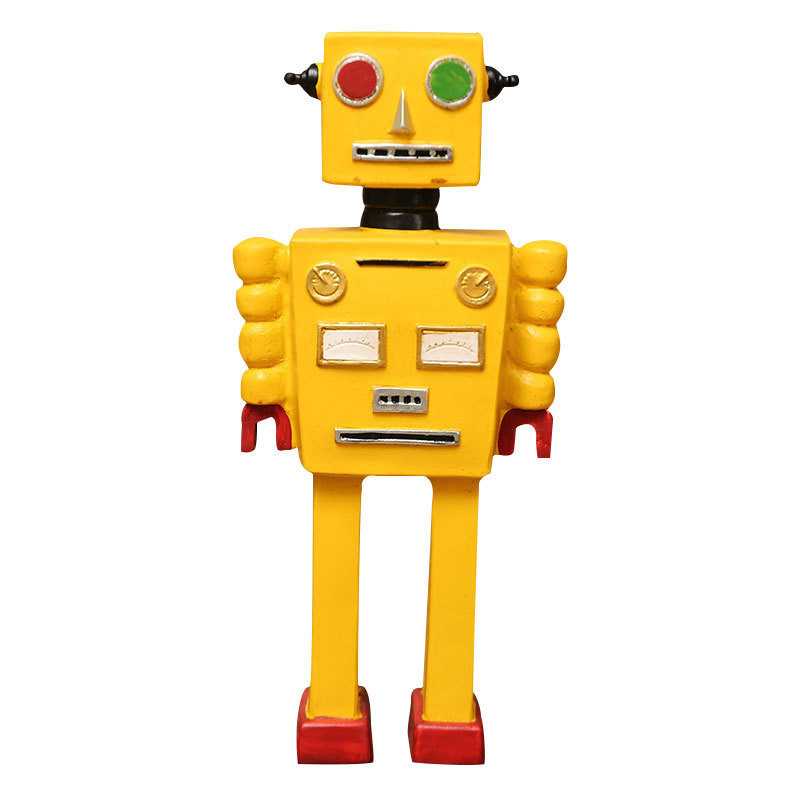 Decorazioni per finestre e artigianato per il giorno del padre Decorazioni per modelli di robot retrò