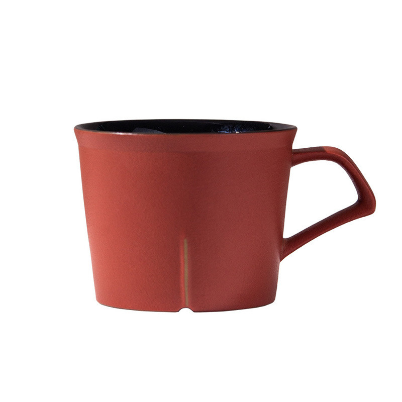 Stampa su telaio di seta Tazza minimalista giapponese Premio per attività pratiche per tazze di caffè