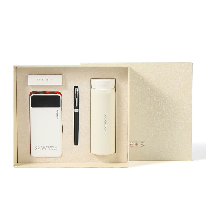Coppa di isolamento Le Kou 280ml Newman 22.5W Fast Charge 10000mAh Penna di firma per regalo d'affari personalizzato